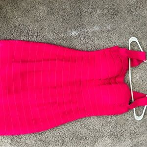 Vibrant Pink Bandage Dress